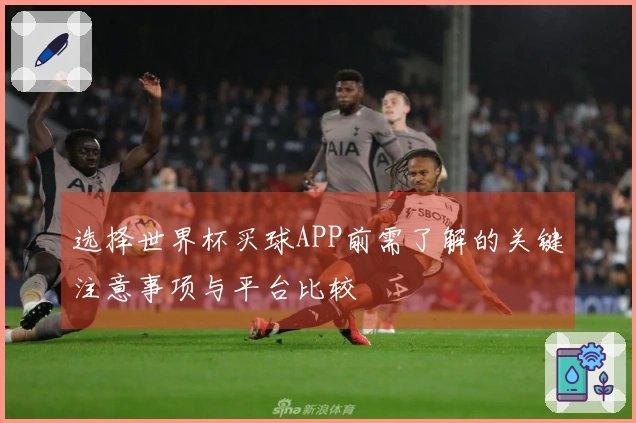 选择世界杯买球APP前需了解的关键注意事项与平台比较