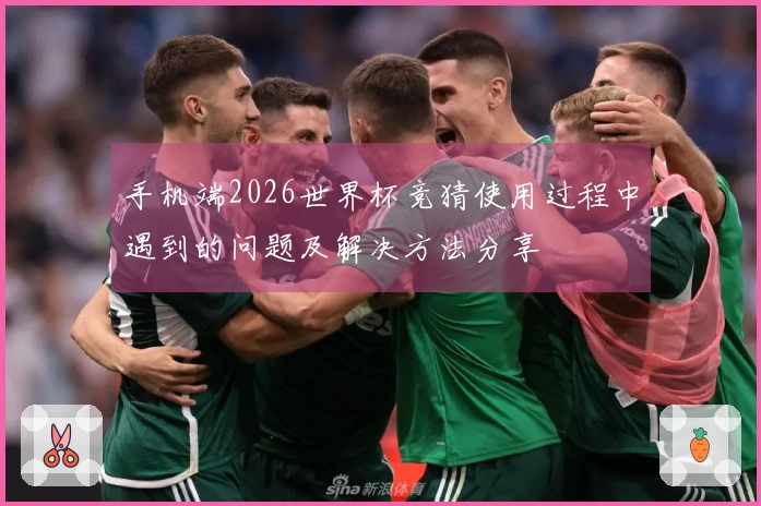 手机端2026世界杯竞猜使用过程中遇到的问题及解决方法分享
