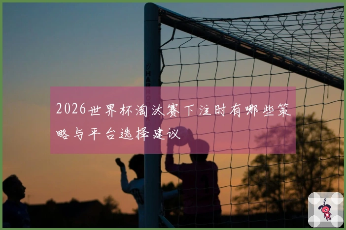 2026世界杯淘汰赛下注时有哪些策略与平台选择建议
