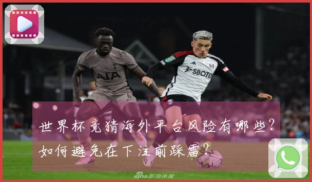 世界杯竞猜海外平台风险有哪些？如何避免在下注前踩雷？